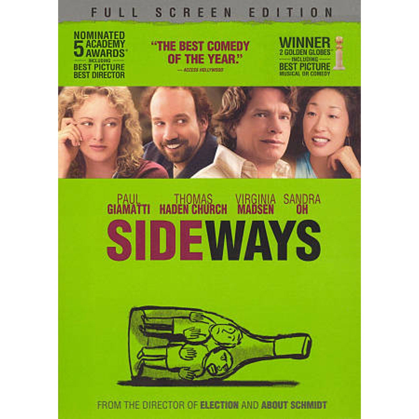 Sideways (DVD, 2005, Full Screen)