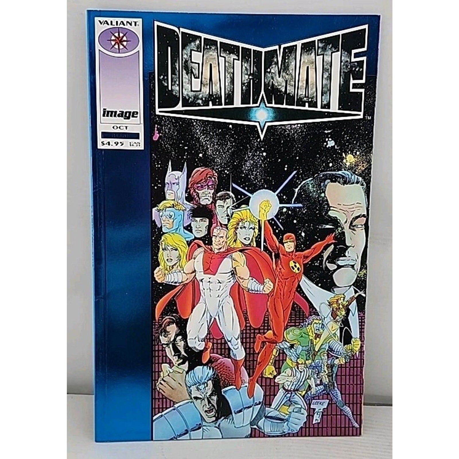 Deathmate Comic Book BLUE - Valiant Comics "1993"