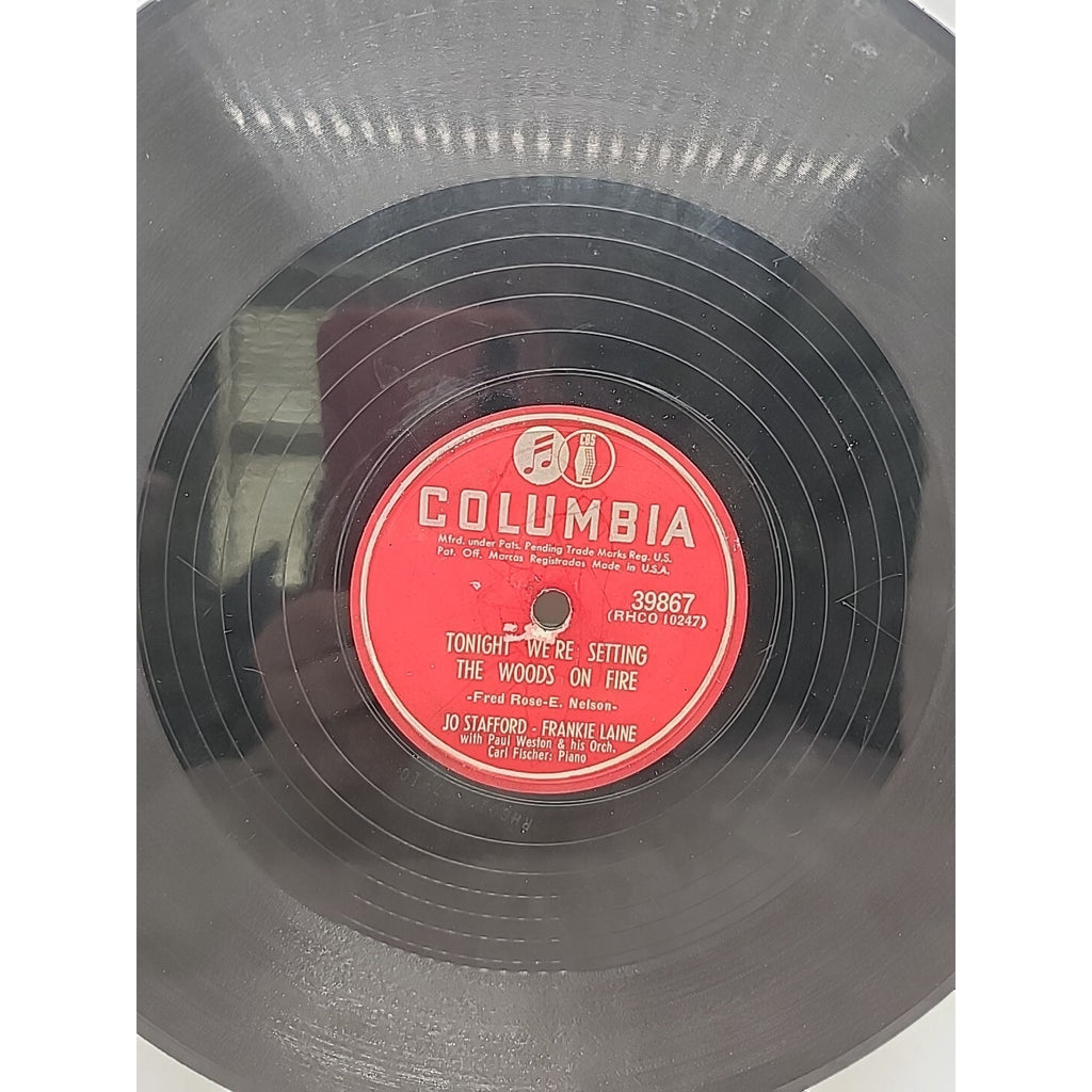 Jo Stafford & Frankie Laine - Tonight We're Setting The Woods On Fire (Record)