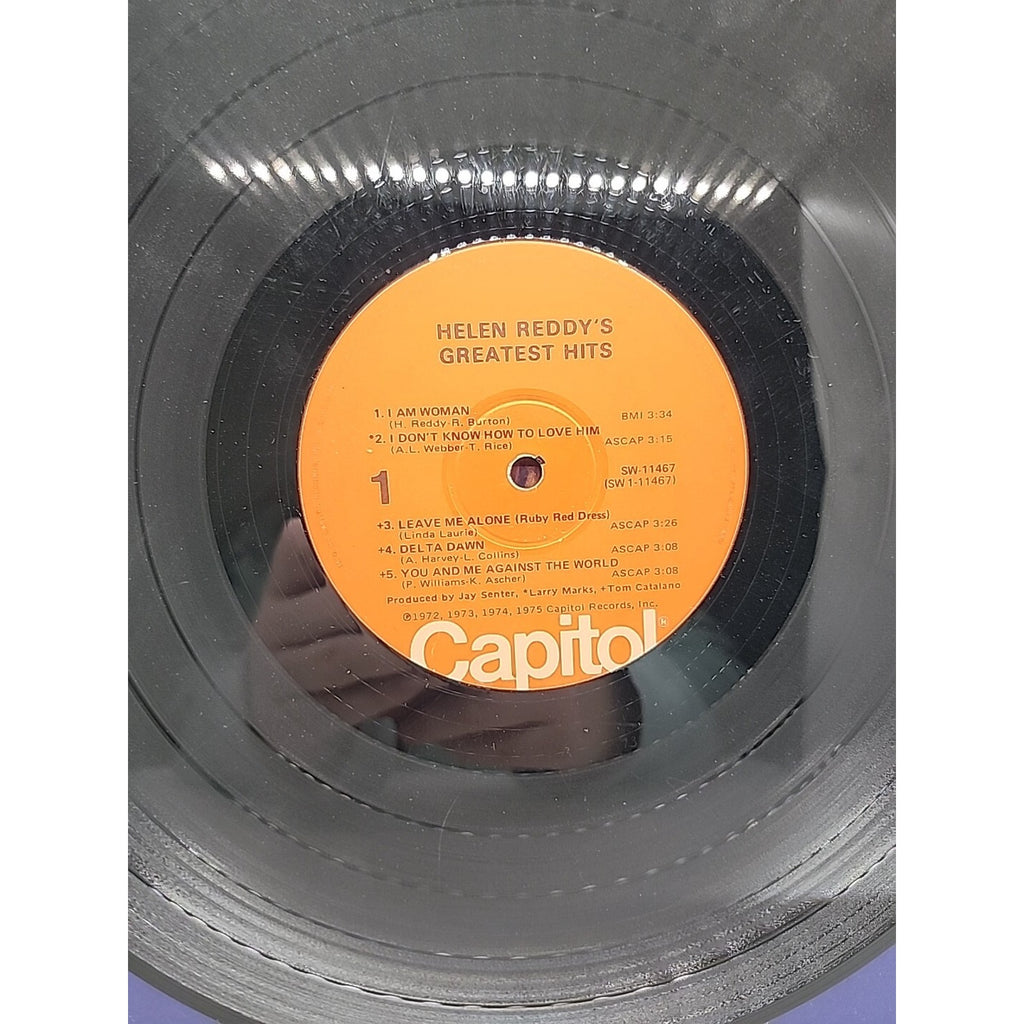 Helen Reddy's Greatest Hits 1975 12" Record 33RPM