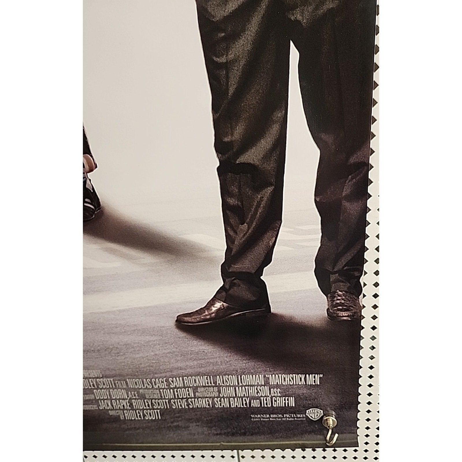 Matchstick Men 27x40 Two Sided Movie Theater Poster