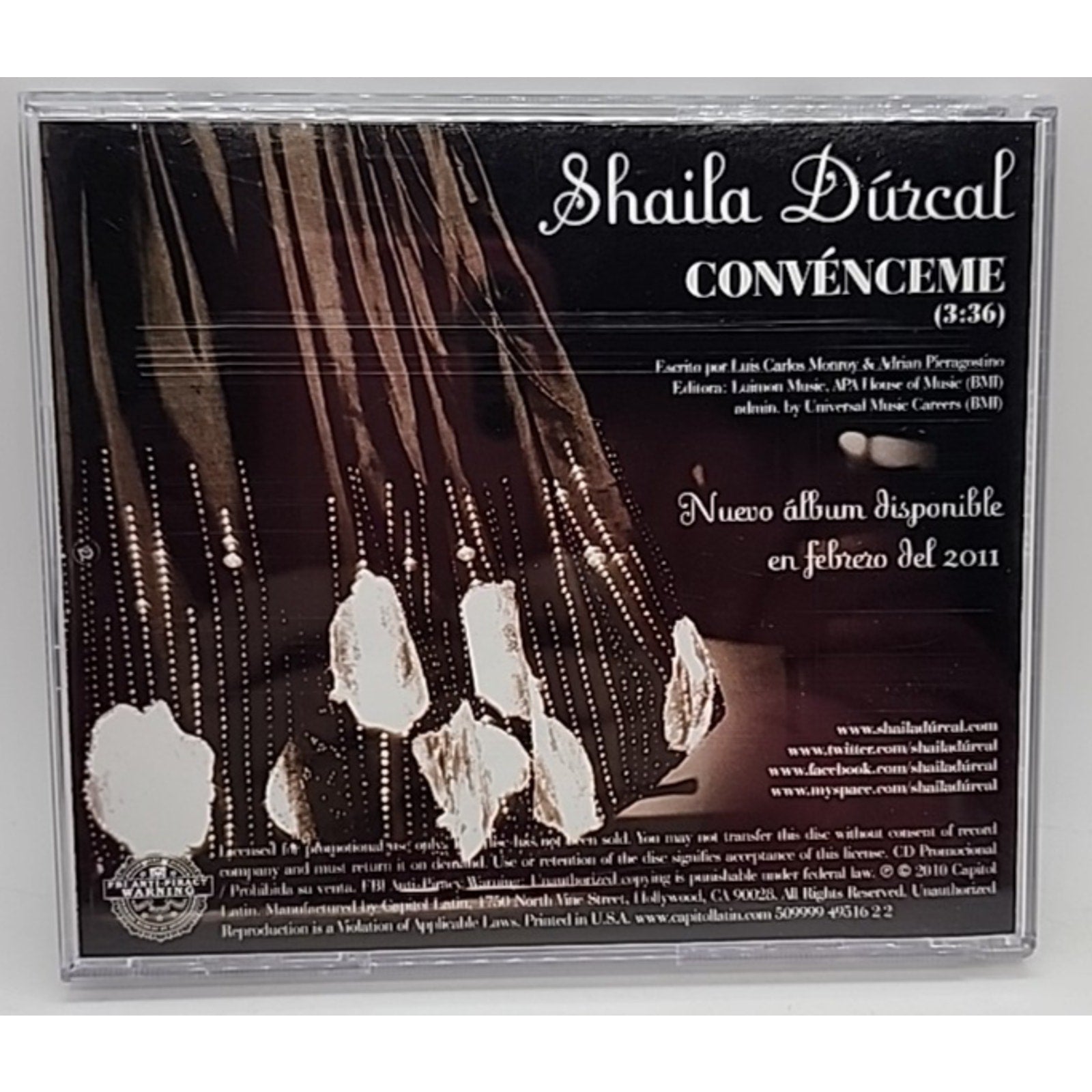 Shaila Durcal Convenceme PROMO SINGLE (CD)