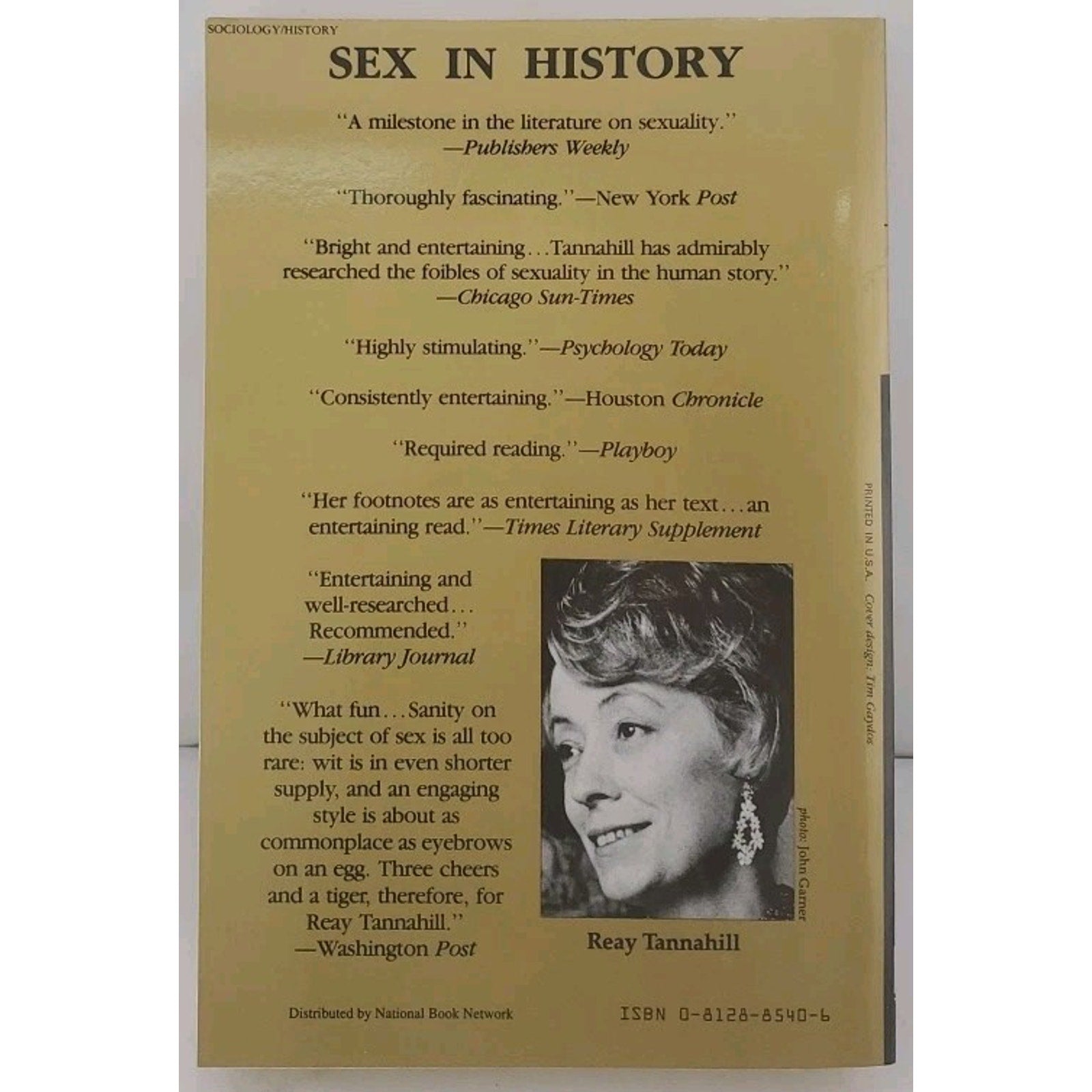 Sex in History by Reay Tannahill (1982, Trade Paperback)