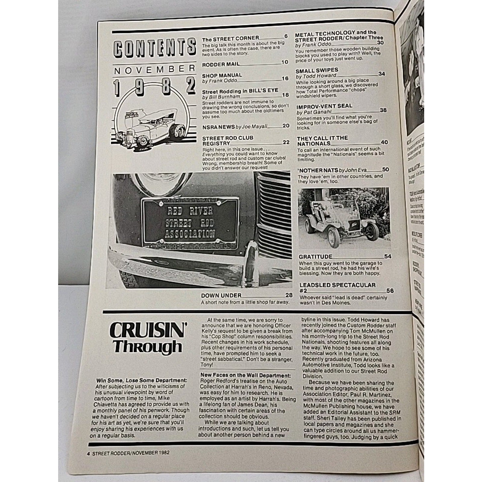 Street Rodder Magazine November 1982 Volume 11 No. 11