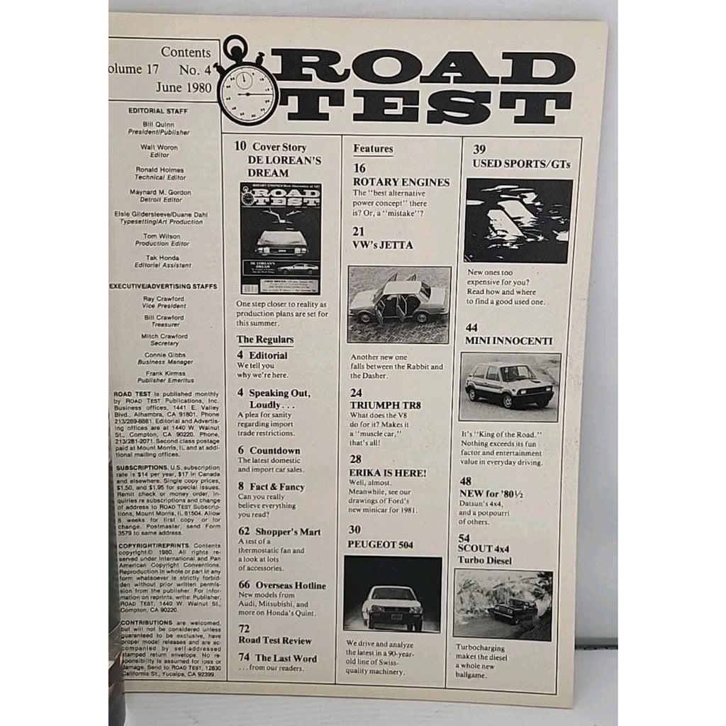 Road Test June 1980