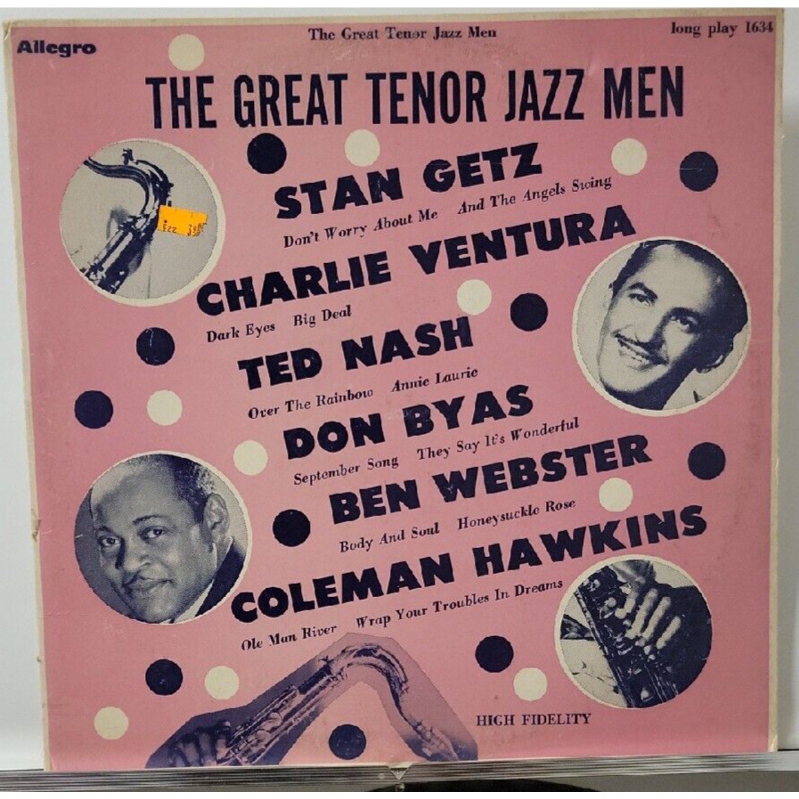 The Great Tenor Jazz Men (Record)