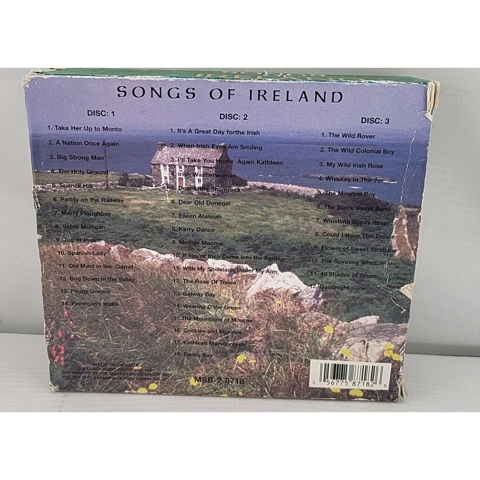 Songs of Ireland [Madacy] [Box] by Various Artists (CD, Sep-1994, 3 Discs,...