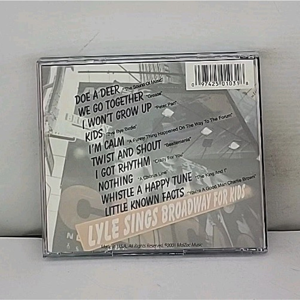 Lyle Sings Broadway for Kids by Lyle Cogen (CD, 2004)