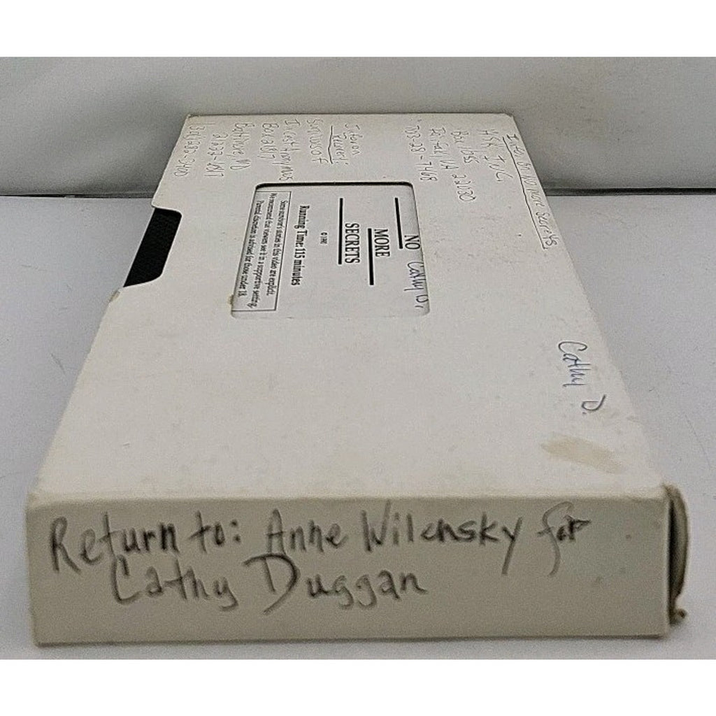 No More Secrets VHS