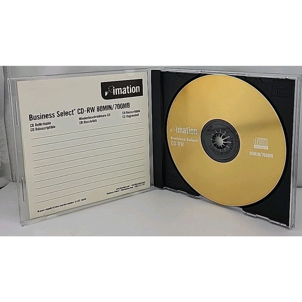 Imation Business Select CD-RW 80 Mins 700MB Desktop Network Backup