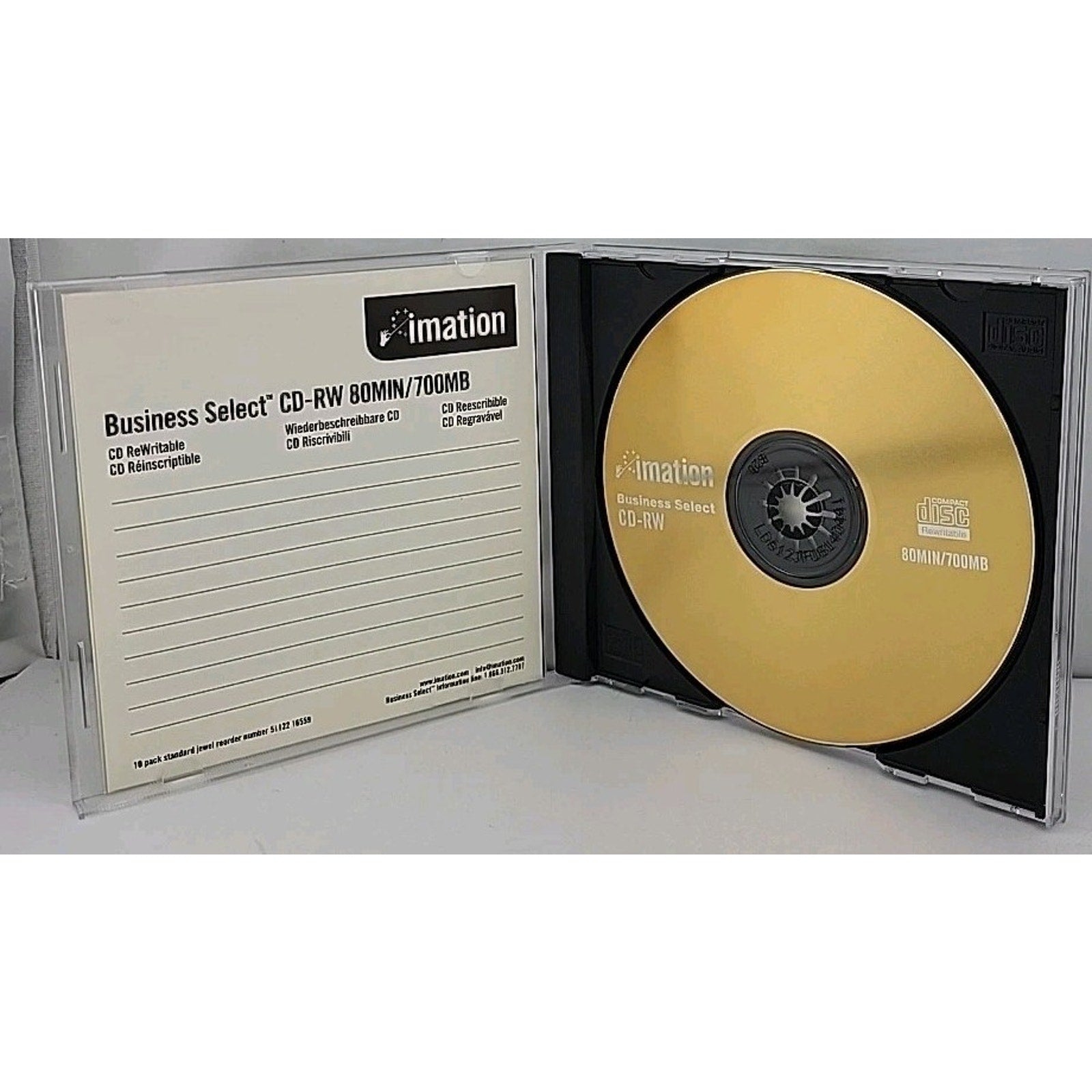 Imation Business Select CD-RW 80 Mins 700MB Desktop Network Backup