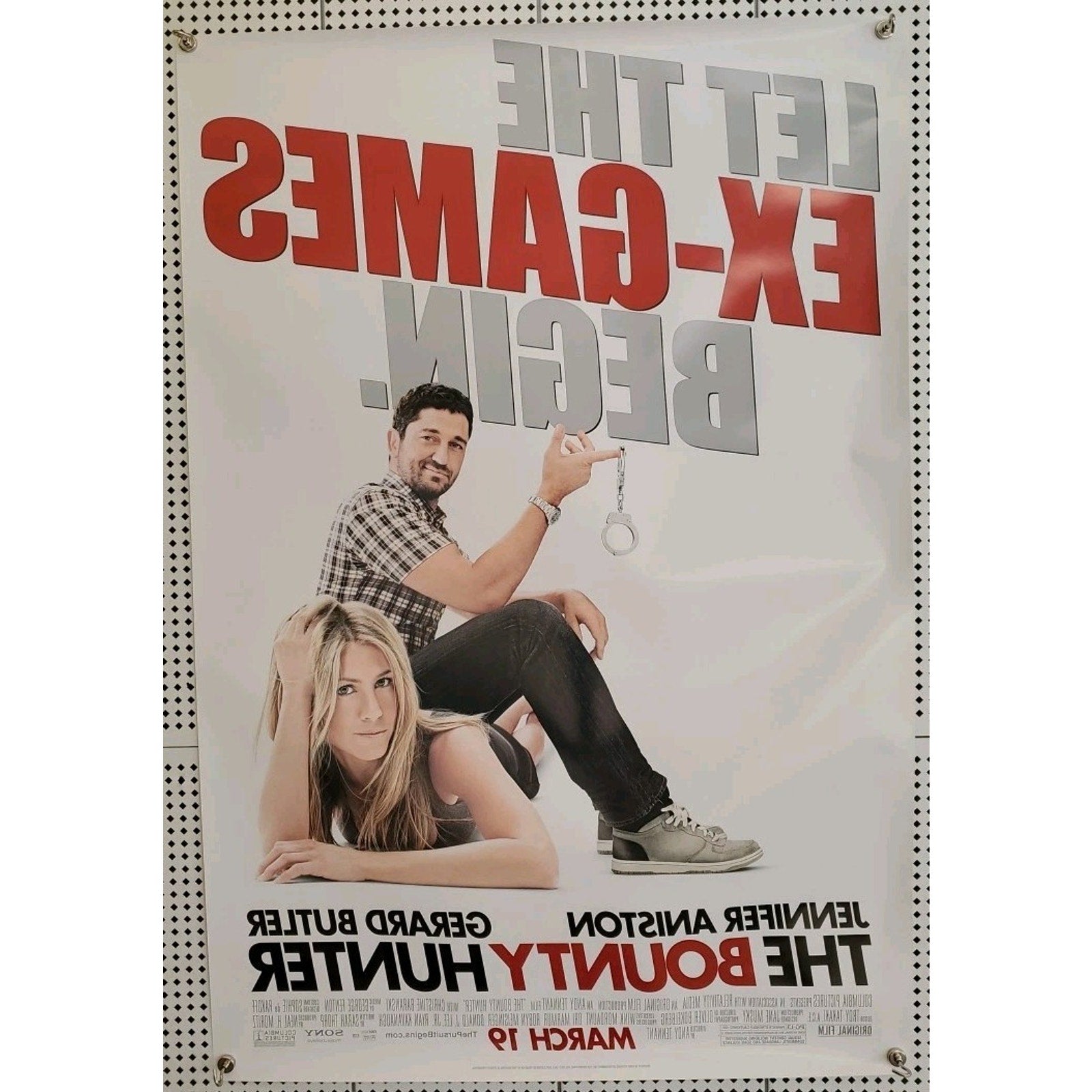 The Bounty Hunter Original 27x40 D/S Movie Poster 2010