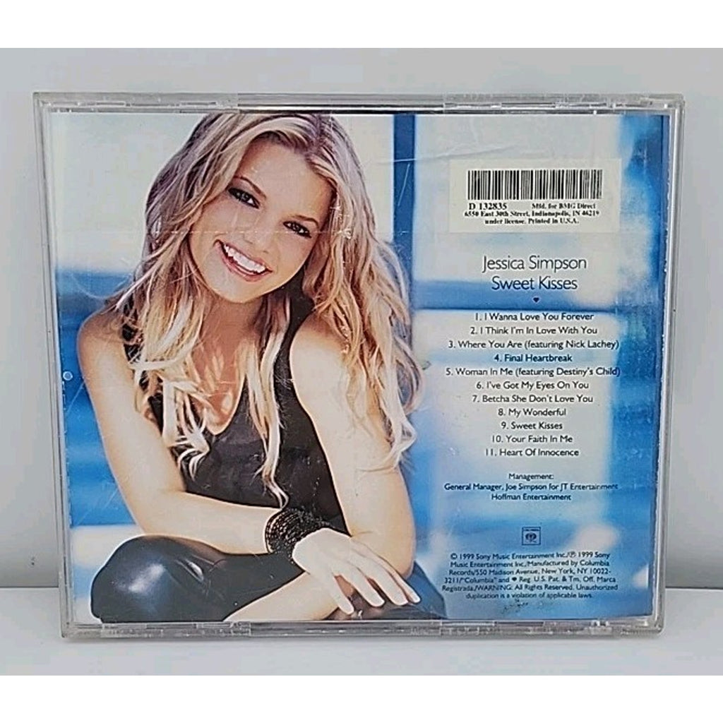 Sweet Kisses by Jessica Simpson (CD, Nov-1999, Columbia (USA))