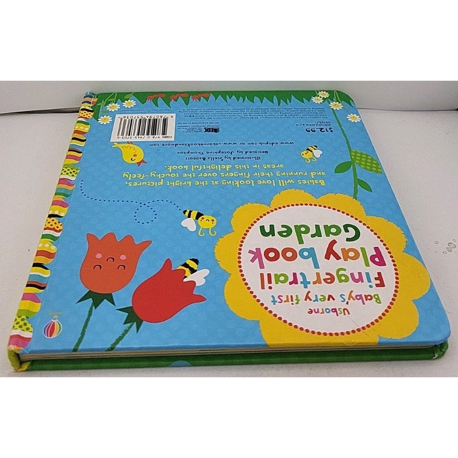 Babys Very First Fingertrail Play Book Garden - Board Book