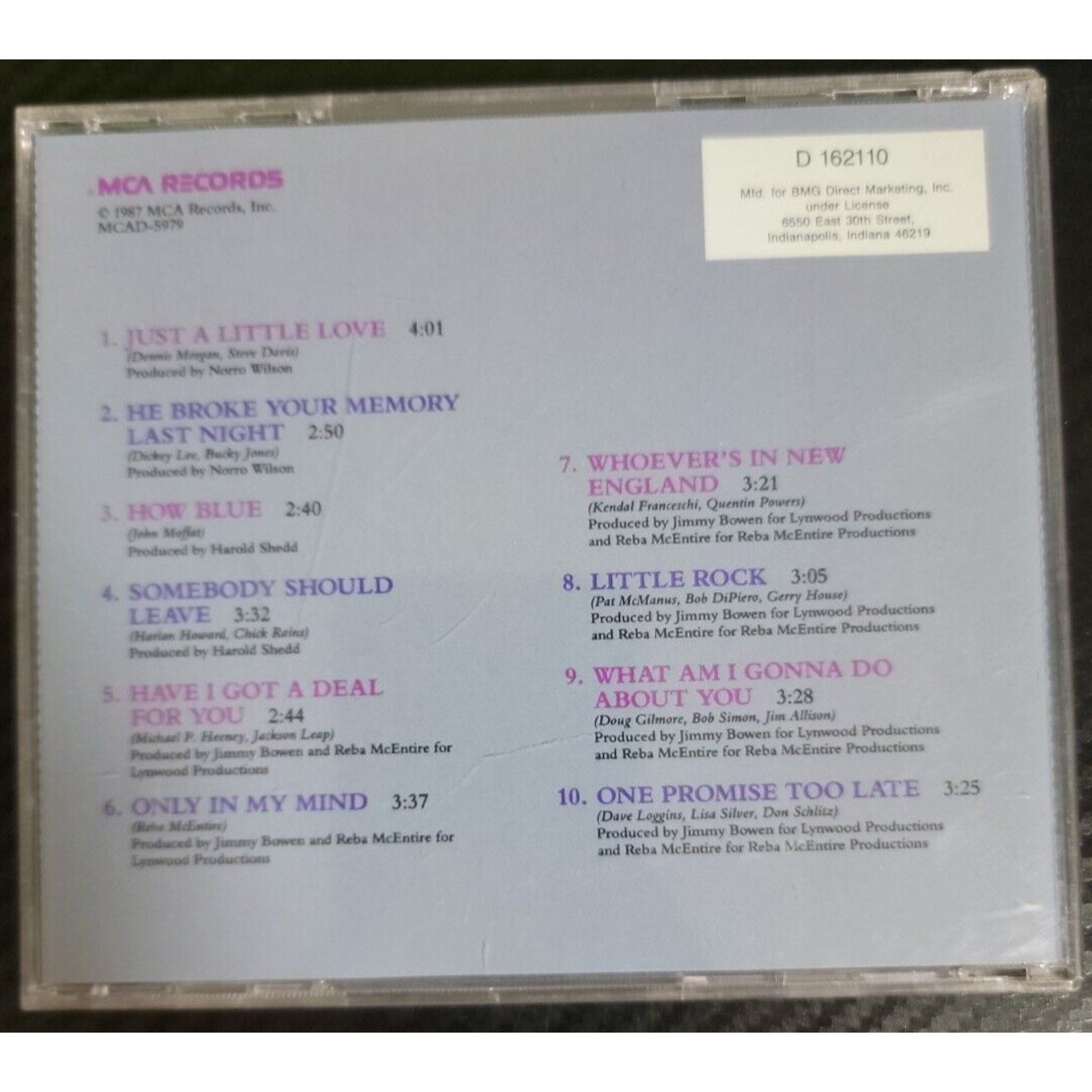Greatest Hits by Reba McEntire (CD, 1990)