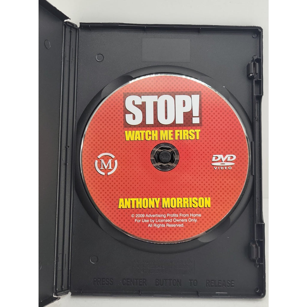 Anthony Morrison Stop! Watch Me First DVD