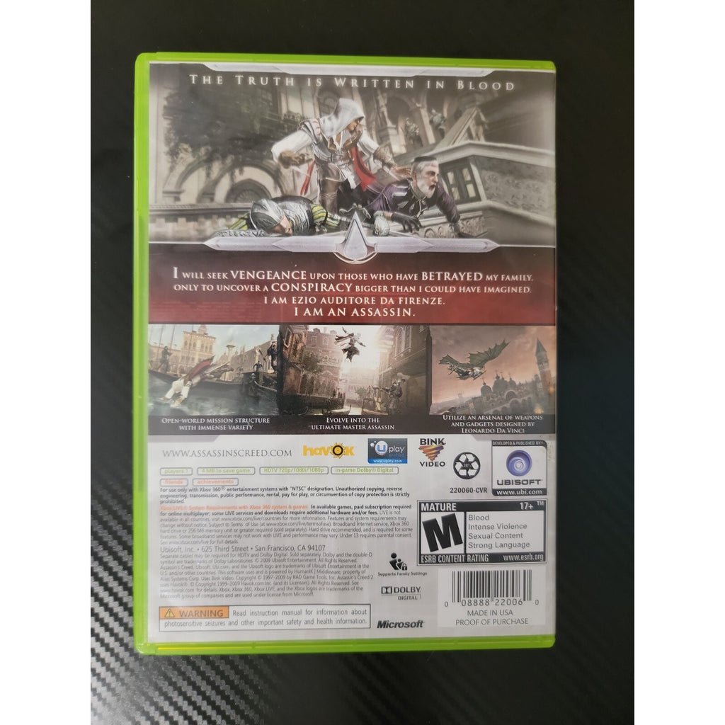 Assassin's Creed 2 (Microsoft XBOX 360, 2009)