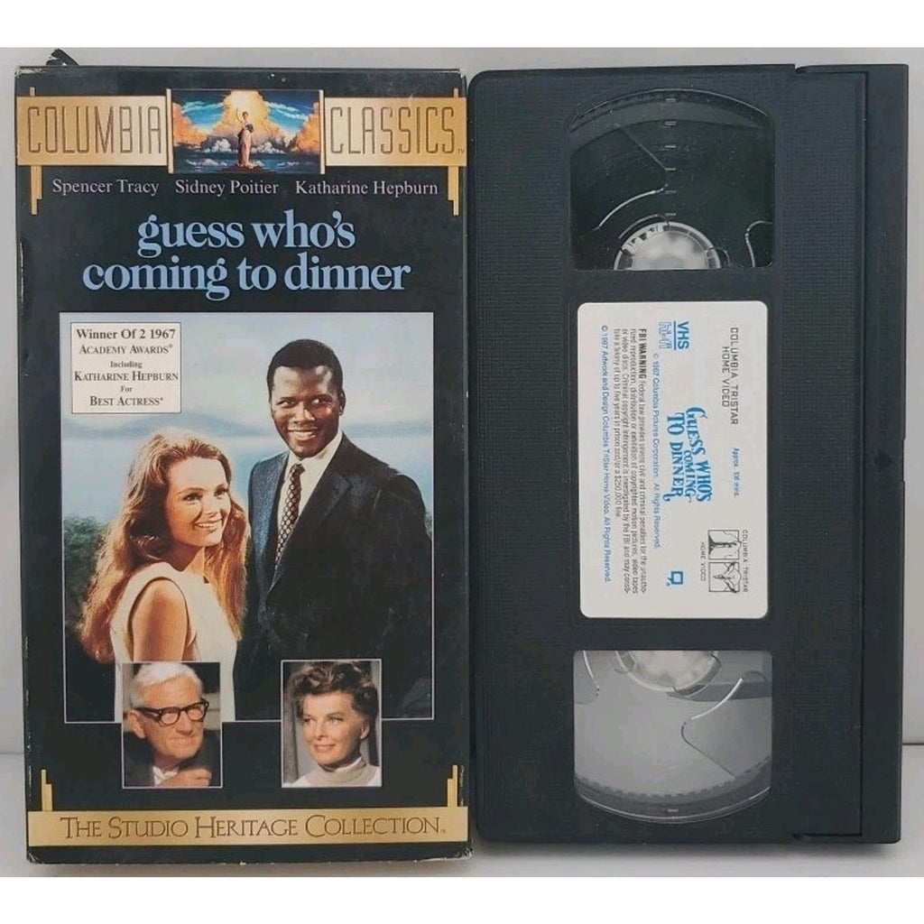 Guess Who's Coming to Dinner (VHS, 1967)