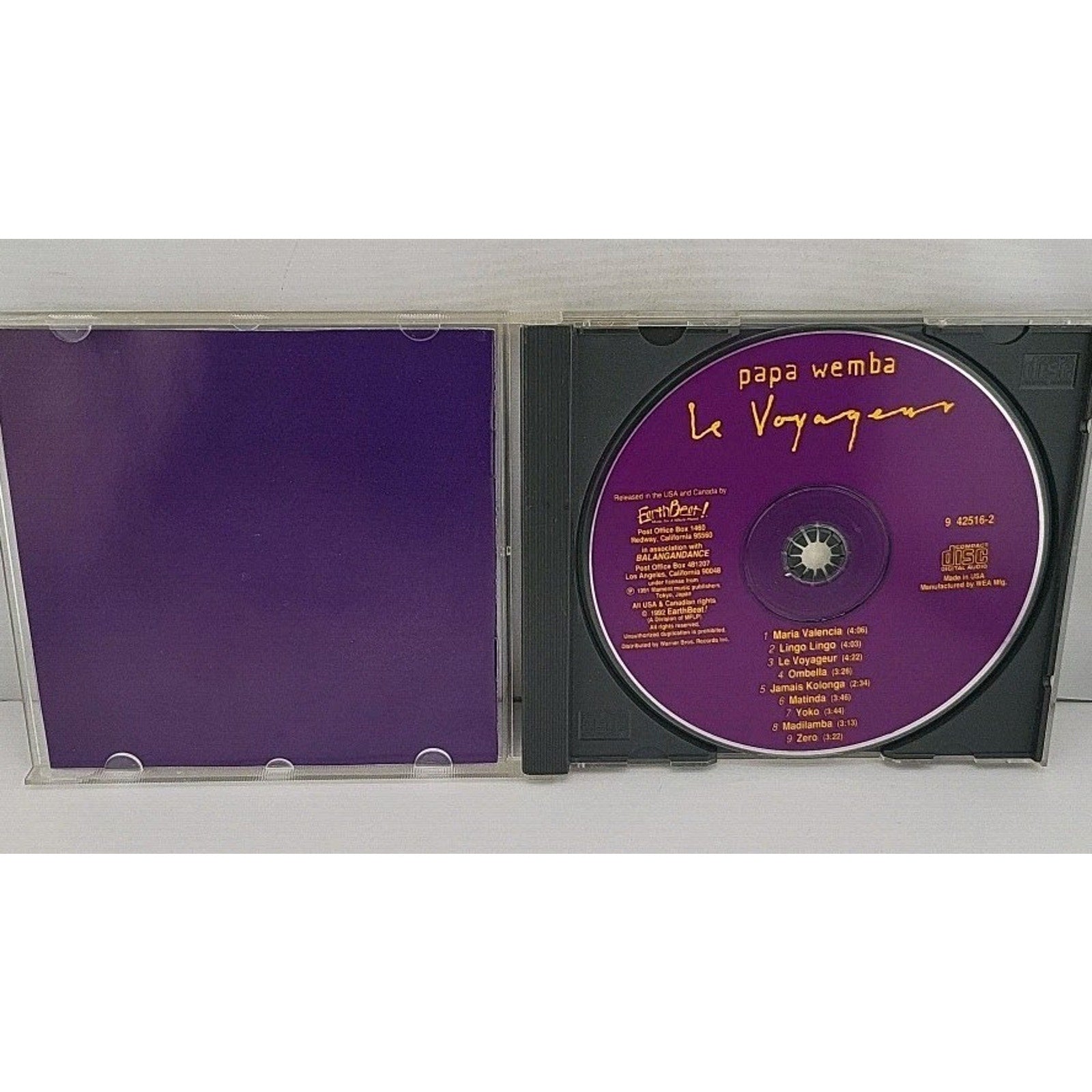 Papa Wemba CD LA Voyageur