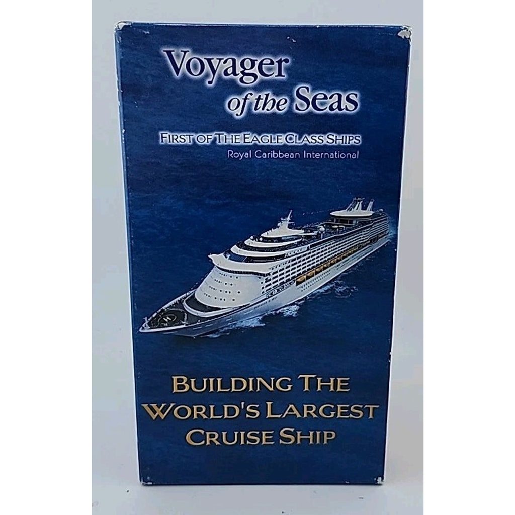 Royal Caribbean Voyager Building the World's Largest Cruise Ship VHS 3 Tape Set