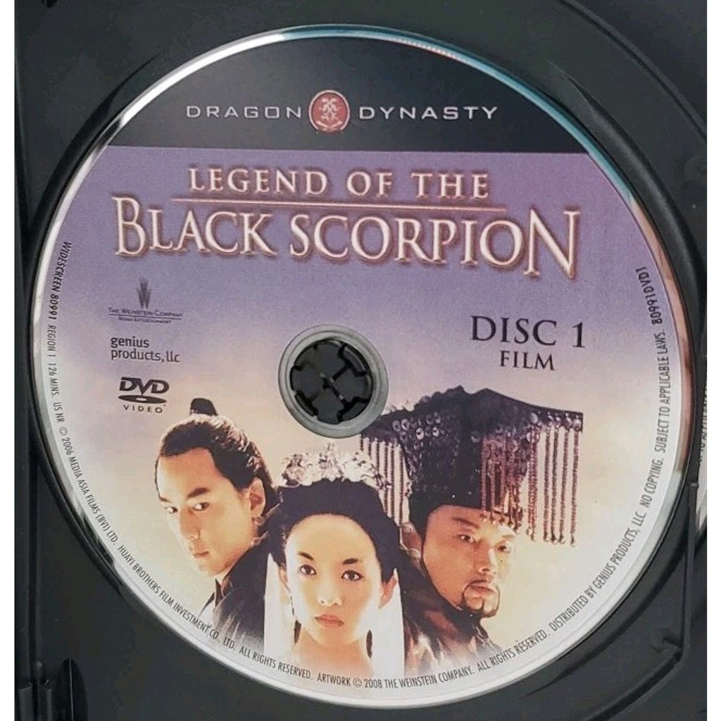 Legend of the Black Scorpion (DVD, 2006)