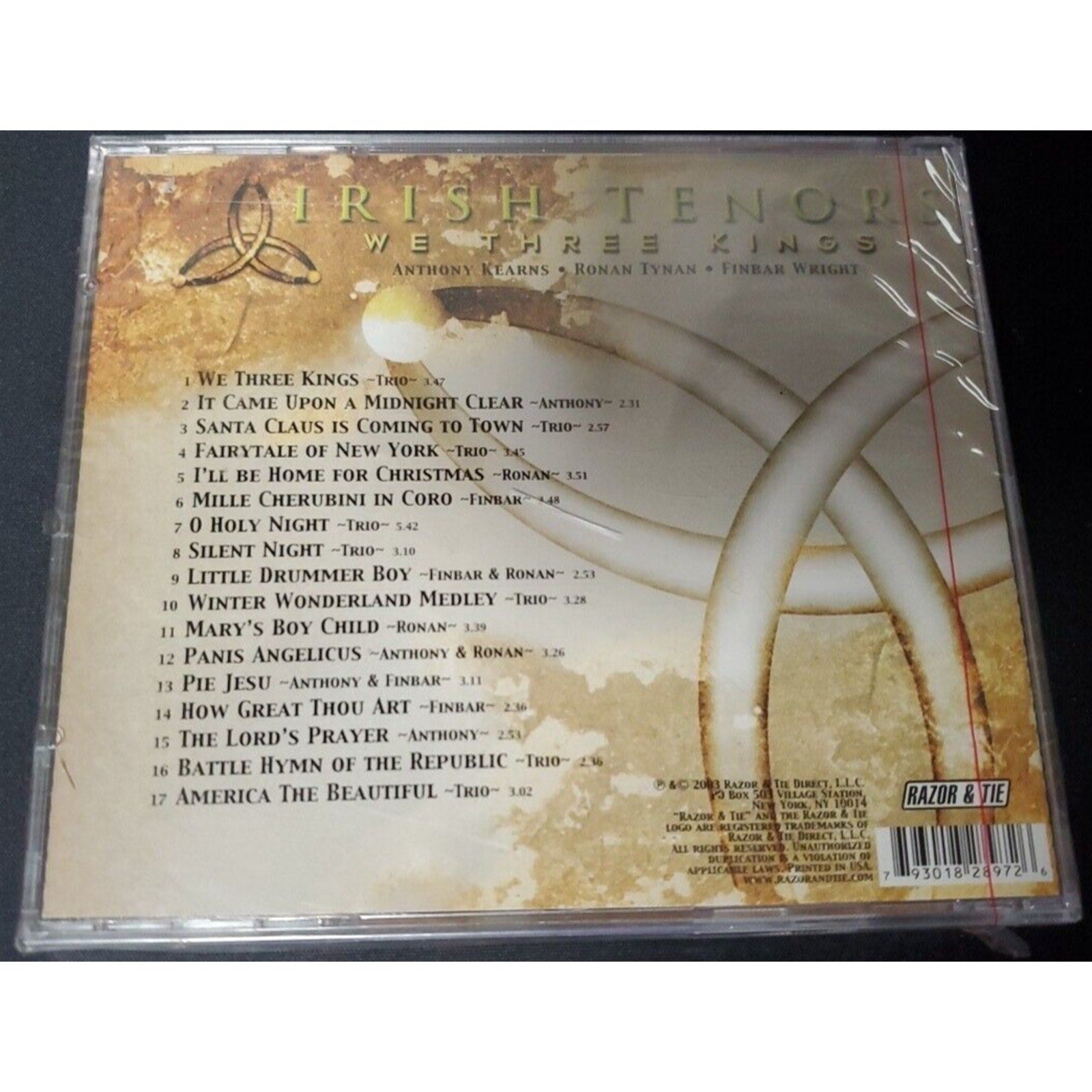 We Three Kings by Irish Tenors (CD, 2003) *Brand New*