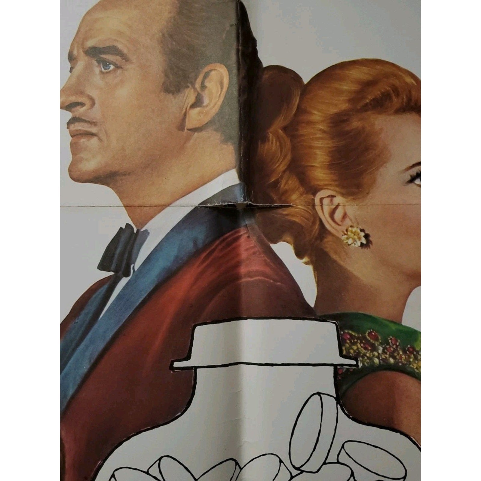 Prudence and the Pill Single Sided Original Folded 27 x 41 Movie Poster 1968