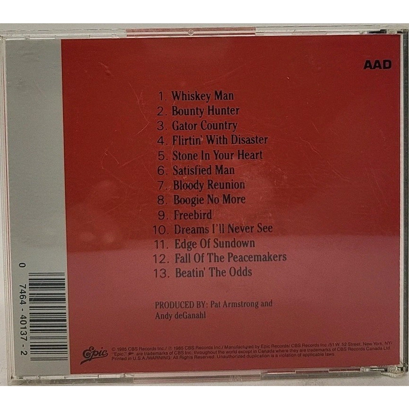Double Trouble Live by Molly Hatchet (CD, Sep-1989, Epic)