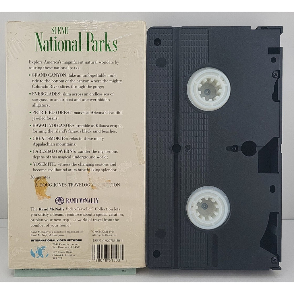 Rand McNally Video Traveller - Scenic National Parks (VHS, 1991)