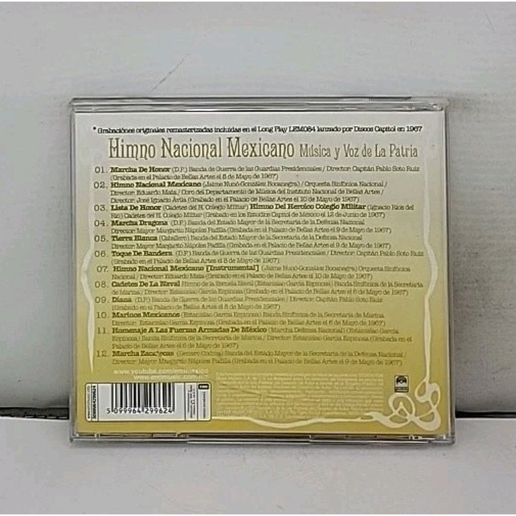 Mexico 2010 - Himno Nacional Mexicano - Musica Y Voz De La Patria CD