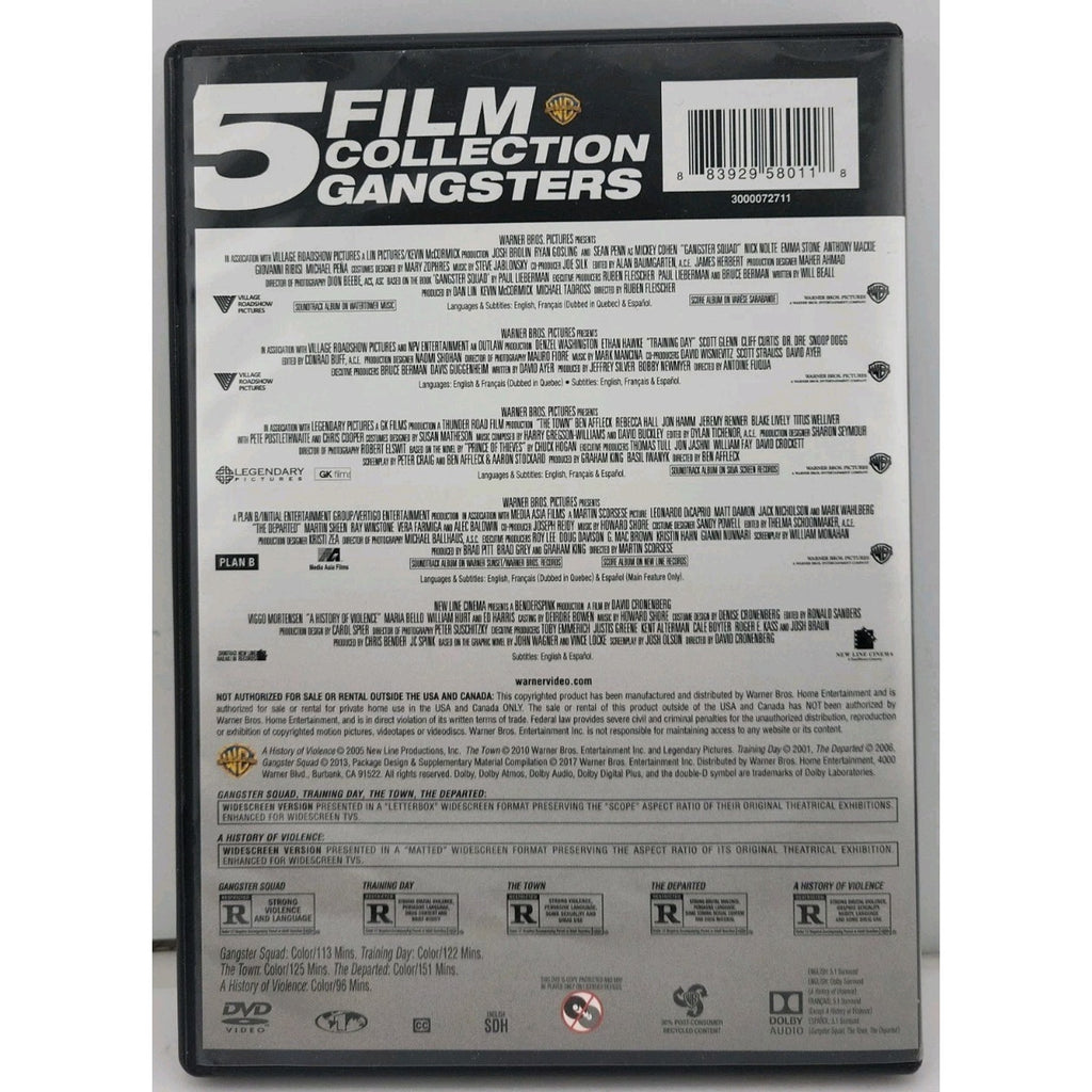 5 Film Collection: Gangster (DVD)