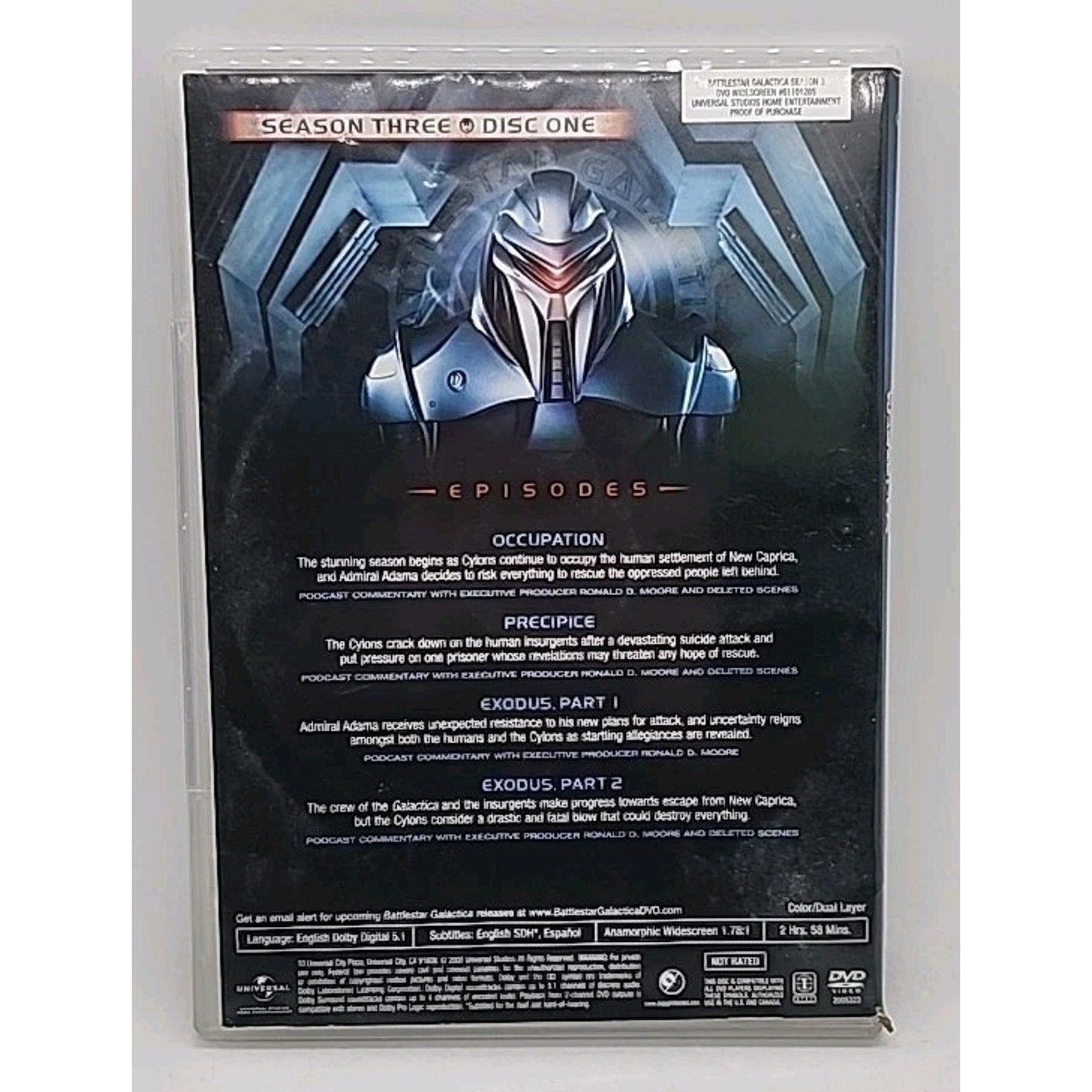 Battlestar Galactica Season 3 Disc 1 (DVD)