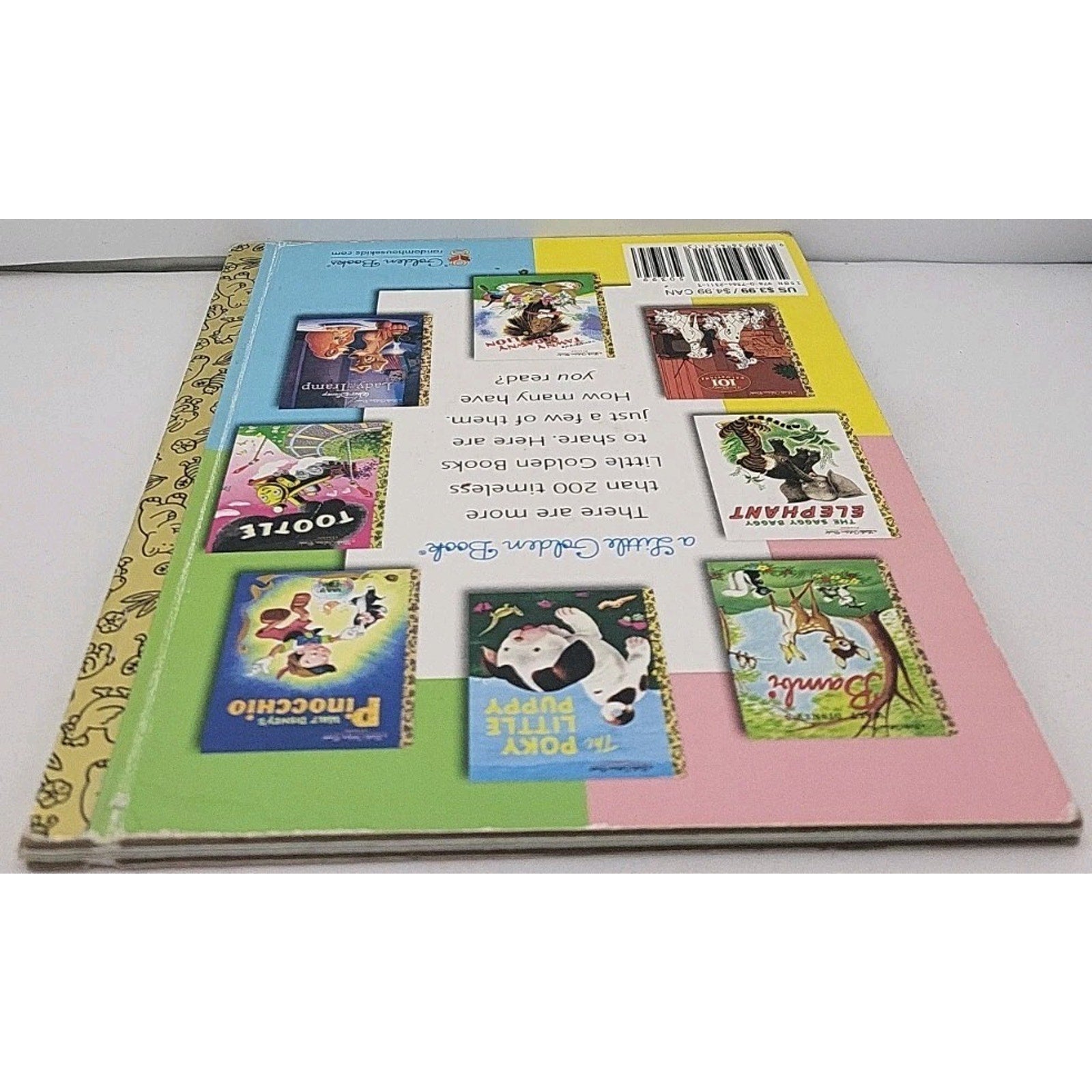Scamp (Disney Classic) by Golden Books (2004, Hardcover)