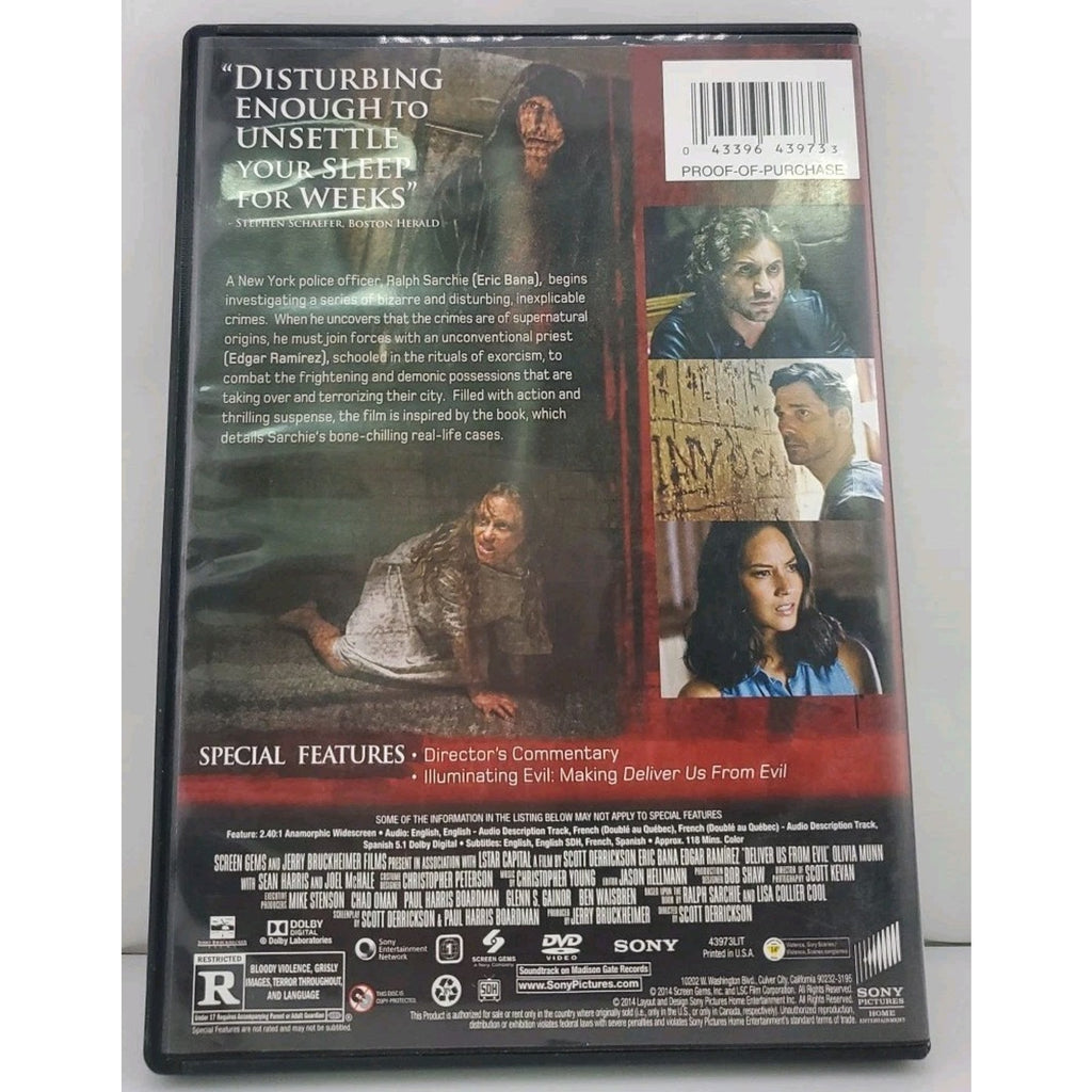 Deliver Us from Evil (DVD, 2014)