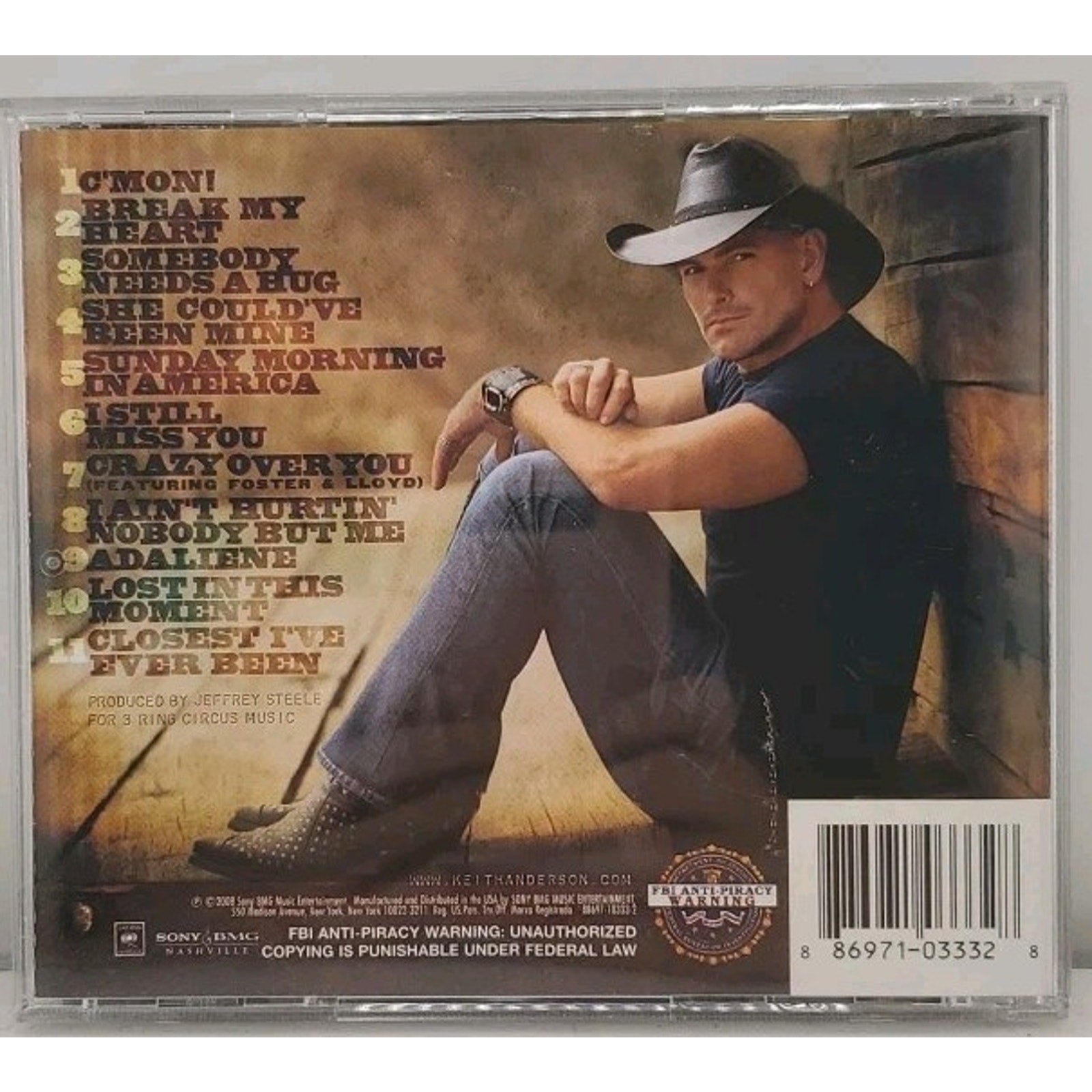 C'mon! by Keith Anderson (CD, 2008)