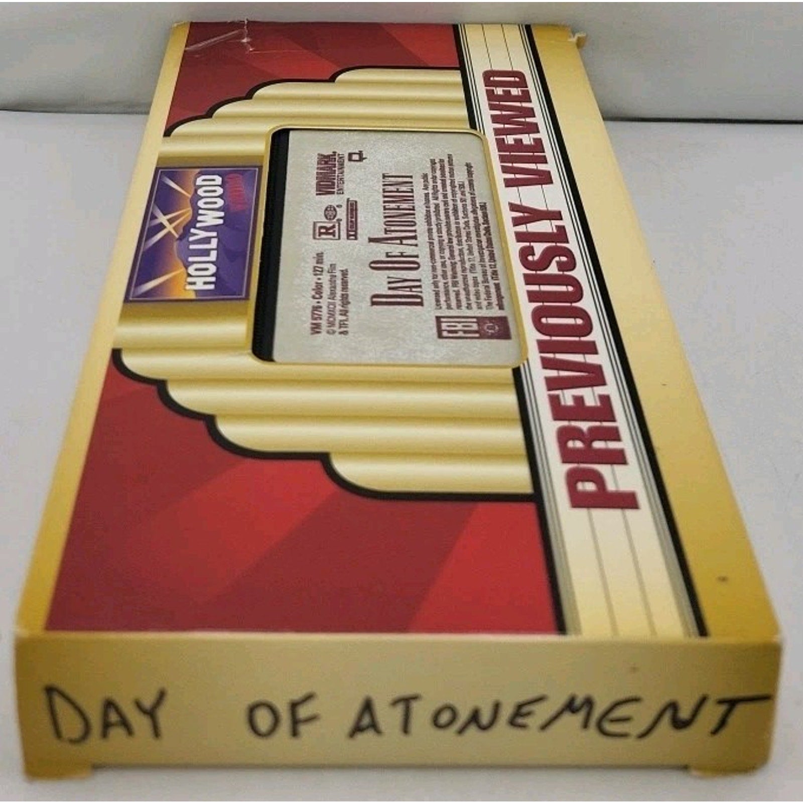 Day Of Atonement VHS