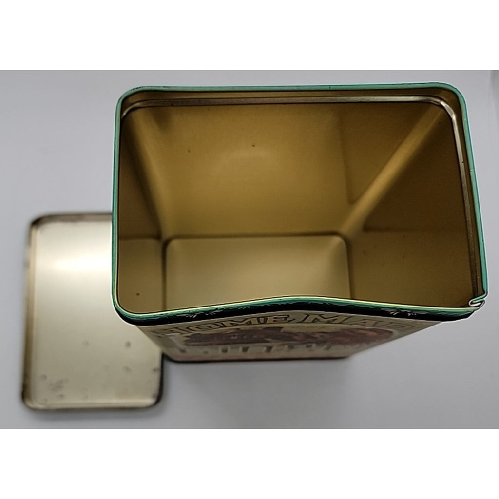 Hong Kong Bristolware Ginger Wafers Girl 6.75" Biscuit Tin