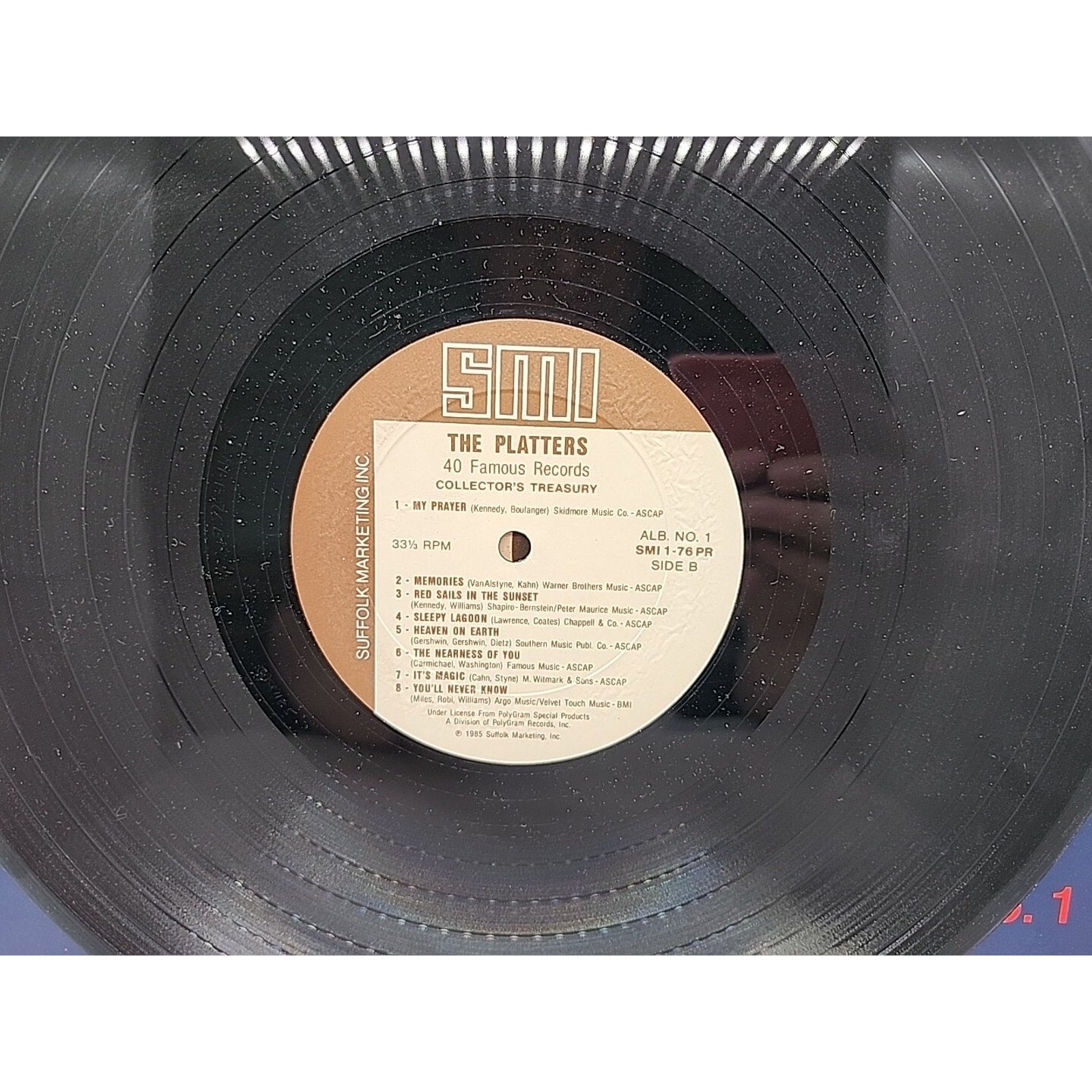 The Platters 40 Famous Records Album No.1 Collector's Treasury (Record)