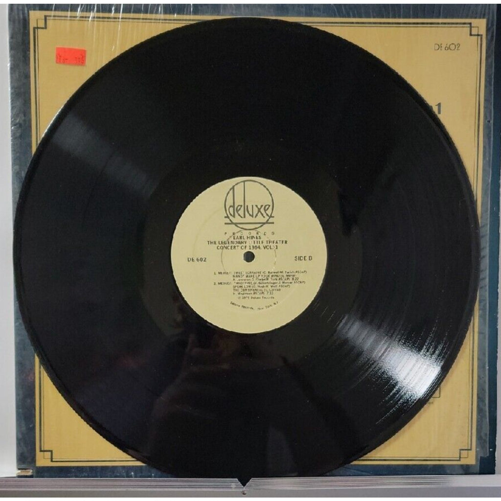 Earl Hines The Legendary Little Theater Concert Of 1964, Volume 1 (Record)