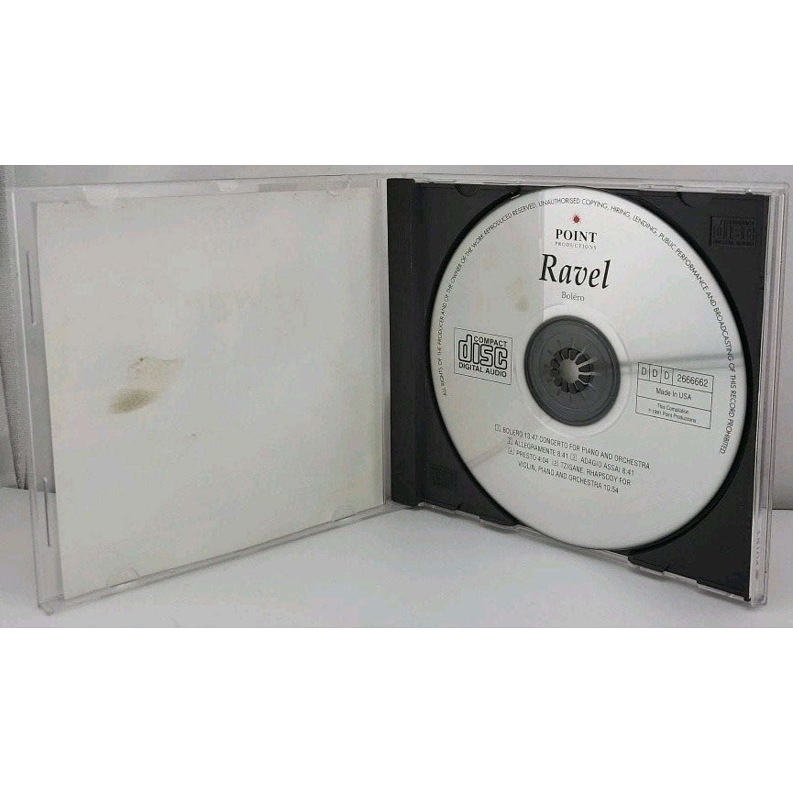 Ravel; Bolero, Tzigane - Audio CD By Ravel - Symphony Orchestra Ljubljana