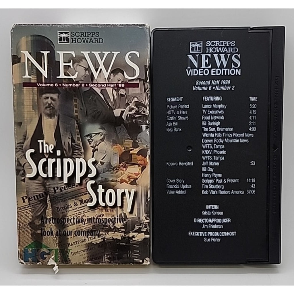 Scripps Howard News Video Edition Volume 6 Number 2 (VHS) HGTV