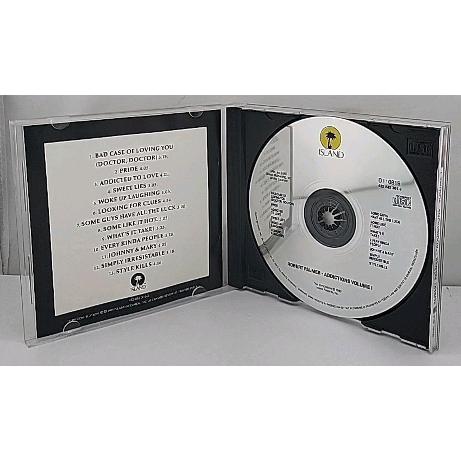 Addictions 1 by Robert Palmer (CD, 1990)