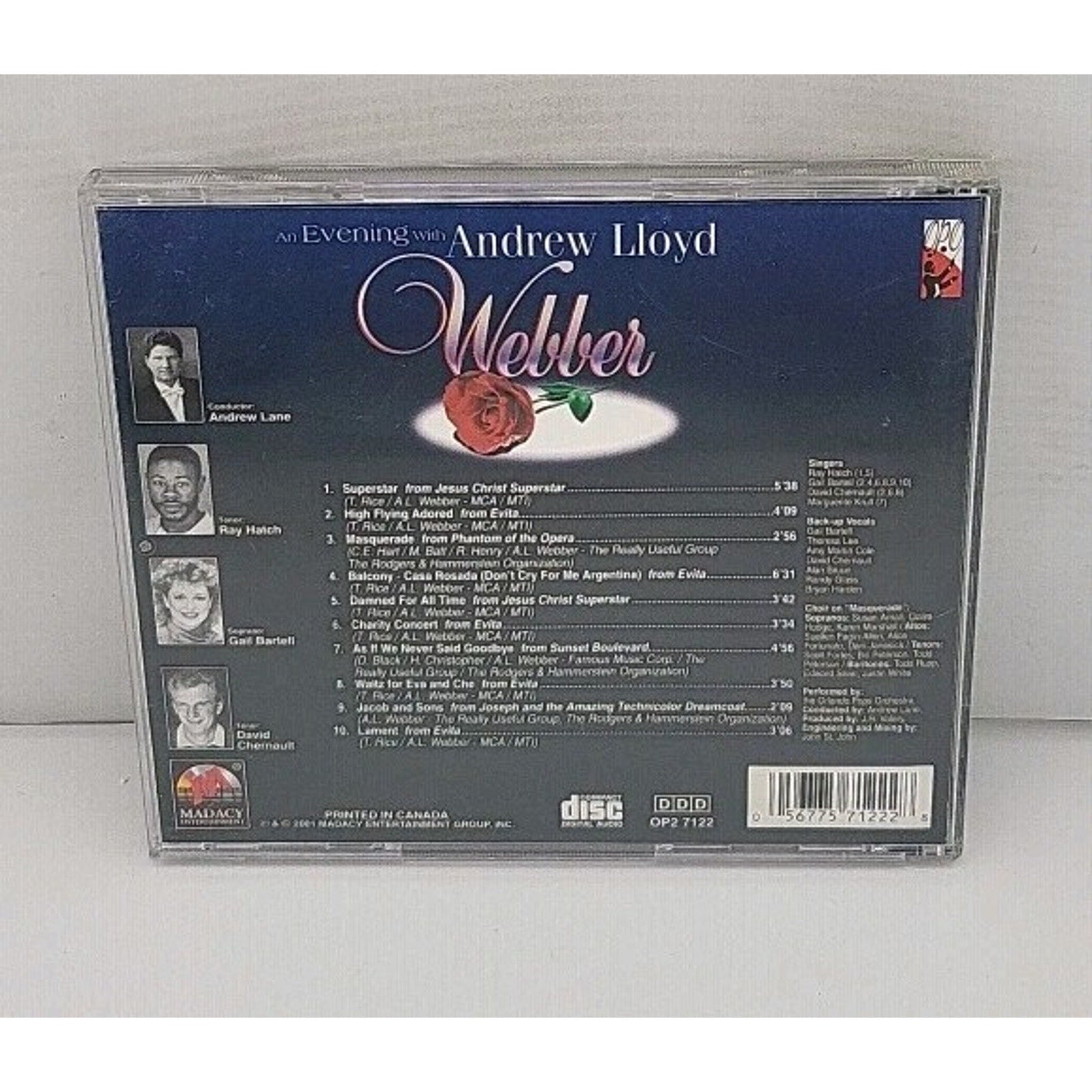 Evening with Andrew Lloyd Webber by Orlando Pops Orchestra (CD, 1997)