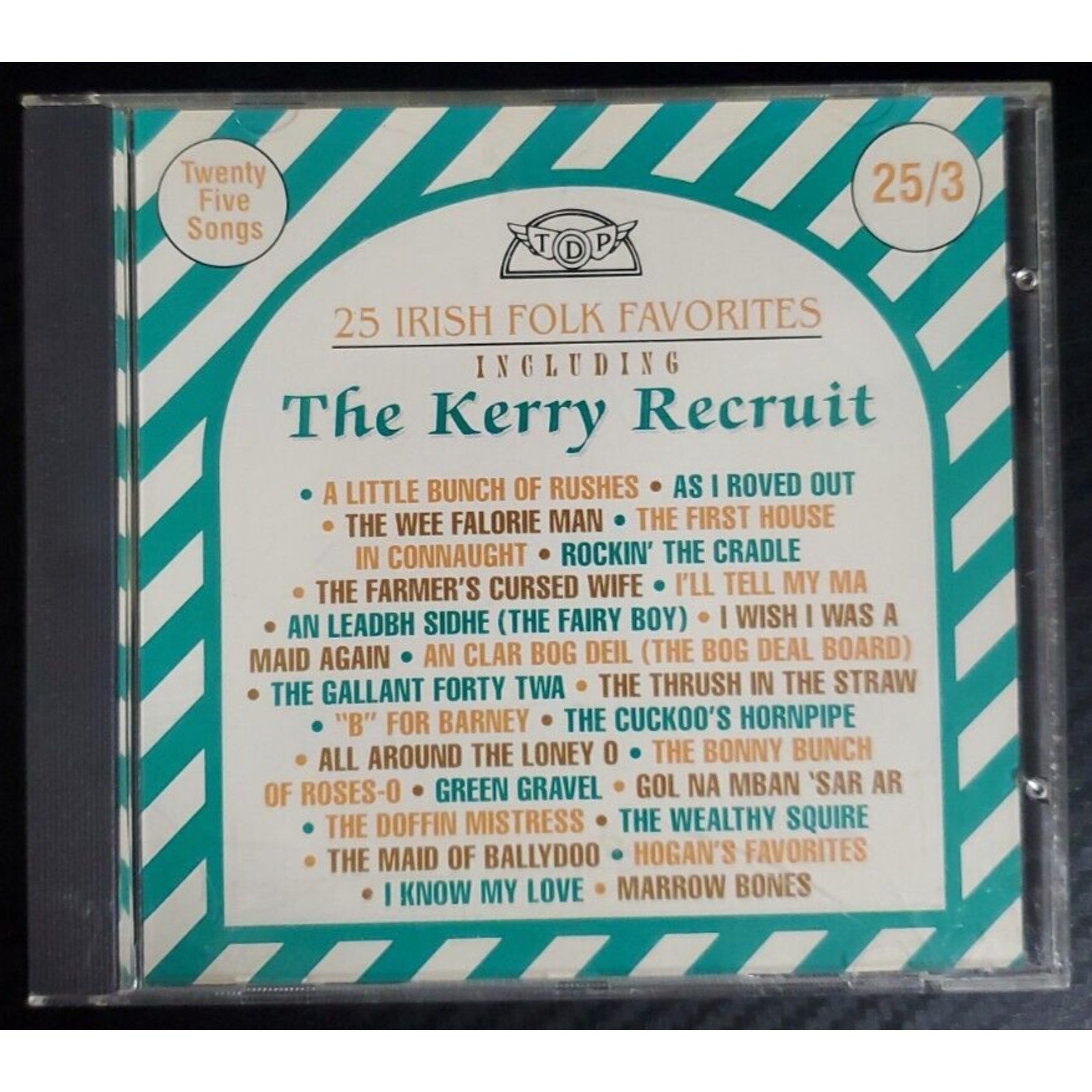25 Irish Folk Favorites by Various Artists (CD, Sep-1993, TDP)