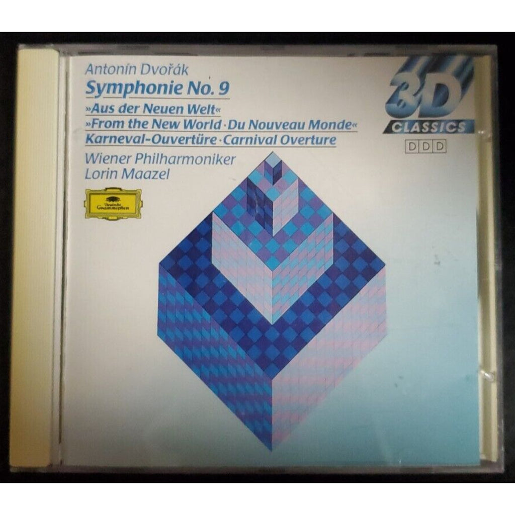 Symphony 9 New World - Audio CD By Dvorak -