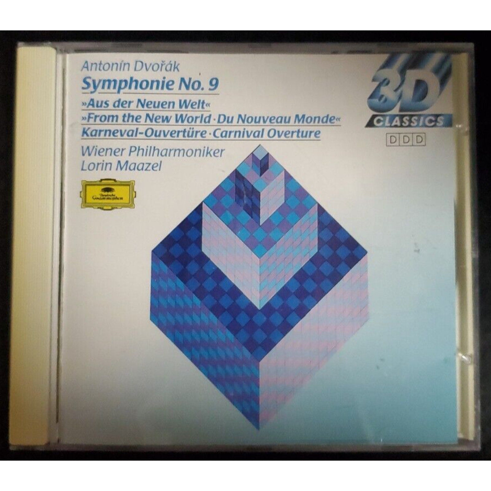 Symphony 9 New World - Audio CD By Dvorak -