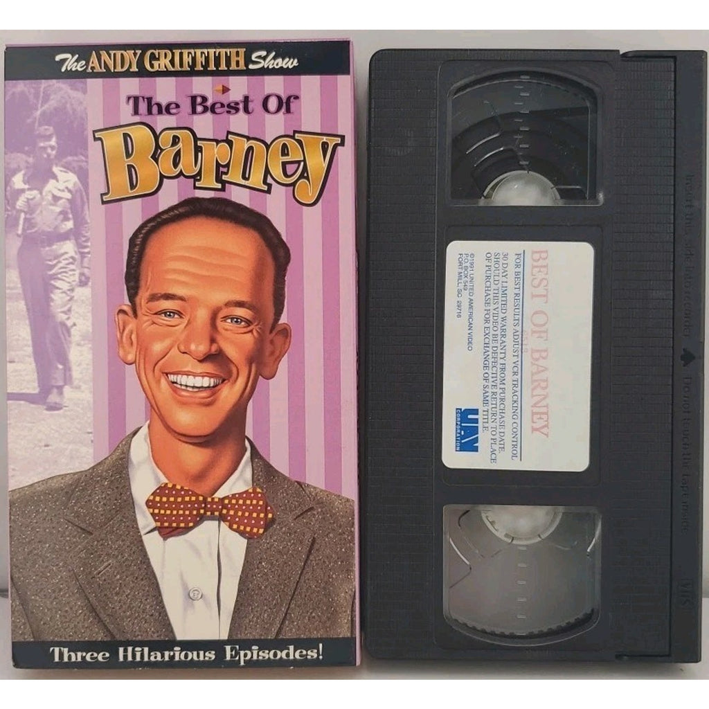 The Andy Griffith Show ~ The Best Of Barney VHS - 1991