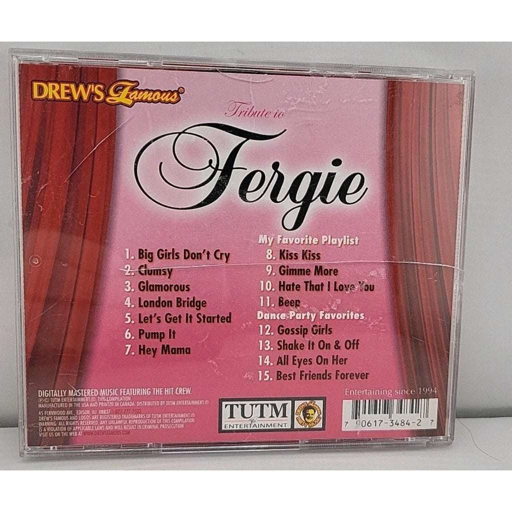 Drews Famous Tribute to Fergie CD The Hit Crew