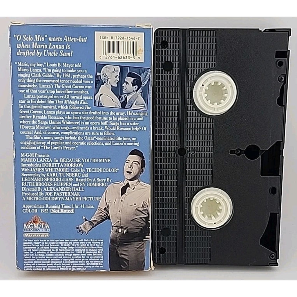 Because Youre Mine (VHS, 1992)