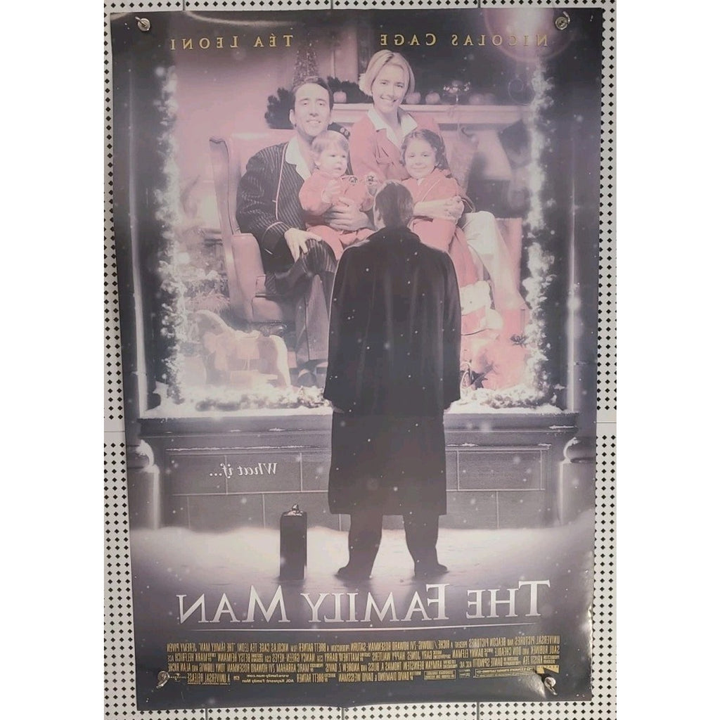 The Family Man - Original DS Movie Poster D/S 27x40 - 2000 Nic Cage